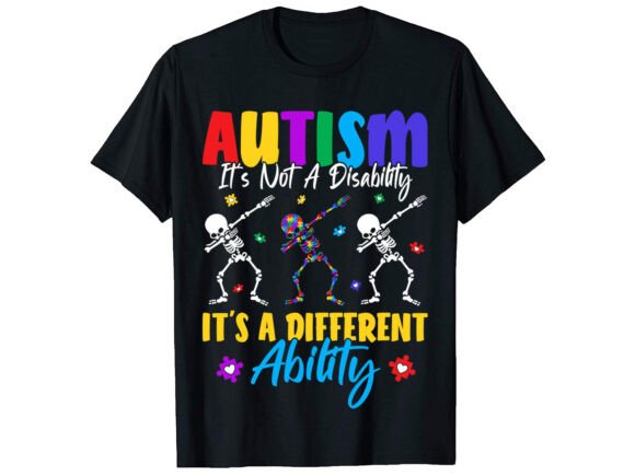 Autism: It's Not a Disability T-Shirt Design Review