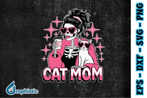 Cat Mom Funny Skeleton Sarcastic SVG Review