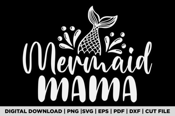 Mermaid Mama: A Playful Embroidery Design for Moms Who Love Humor