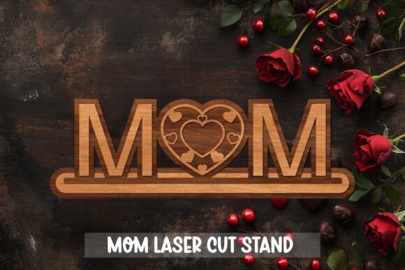 Mom Laser Cut Stand: A Mother's Day Gift Design Worth Considering
