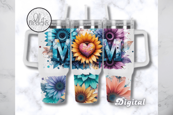 Mom Sunflower 40 Oz Tumbler Wrap Review
