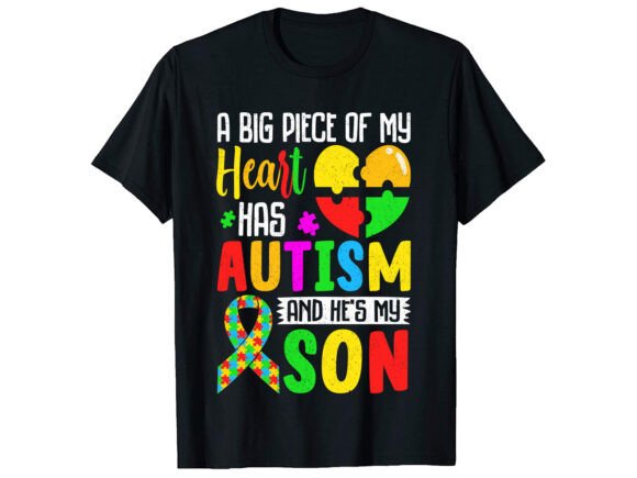 Proud Autism Mom T-shirt: A Thoughtful Design for Meaningful Embroidery Projects