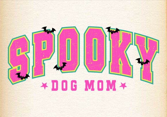 Spooky Dog Mom Halloween Pink Retro SVG Review
