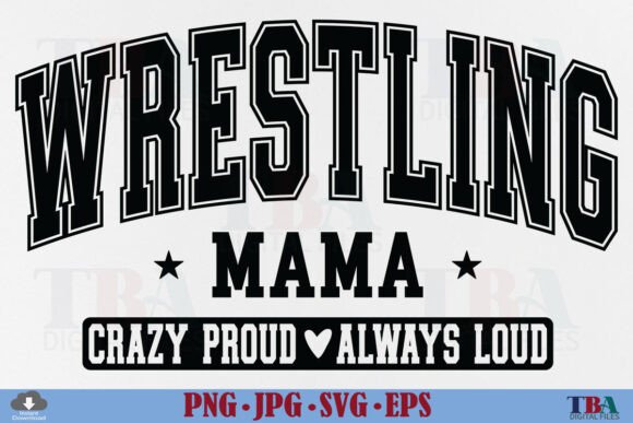 Wrestling Mama SVG: A Fun, Flexible Design for Crafty Moms and Merch